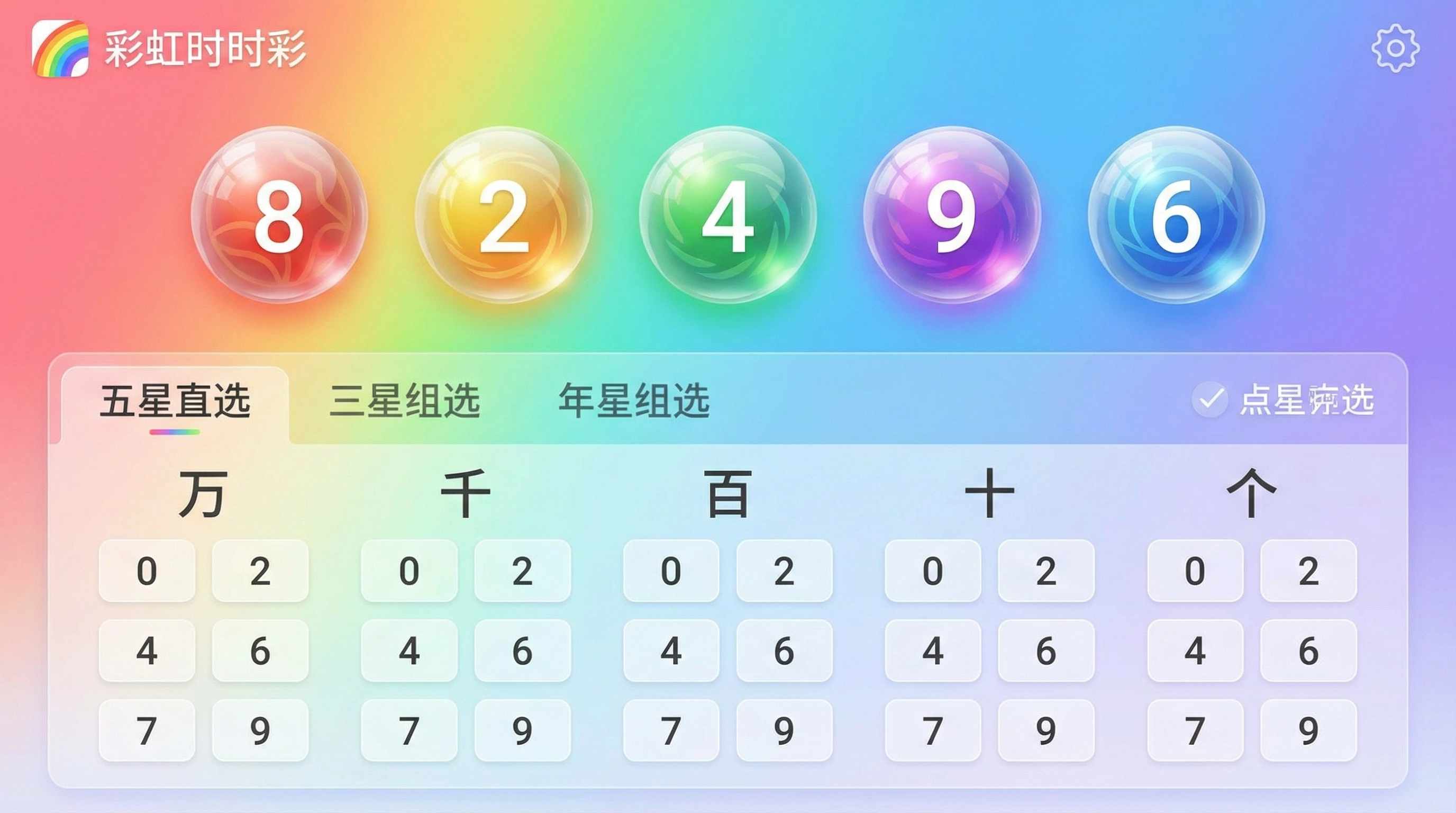 时时彩五星玩法界面